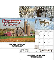 Calendars: Country Memories Spiral Wall Calendar